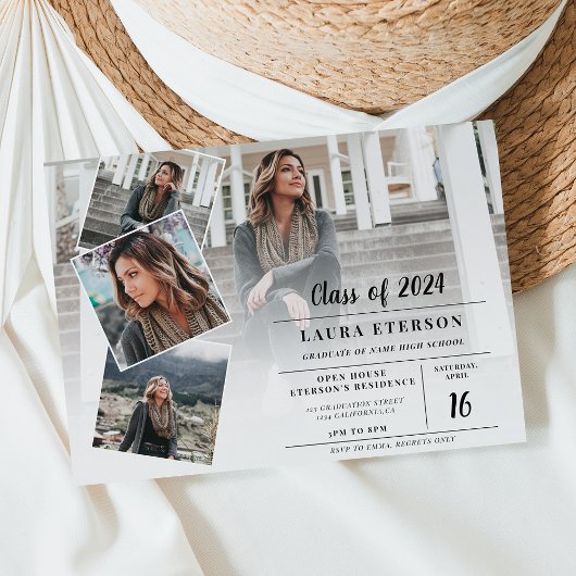 White on black-minimalistisch foto budget afstuder