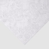 White on White-line in reliëfdruk gemaakt look-iss Tissuepapier (Detail)