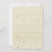 White onze kleine pompoen draaien één uitnodiging (Achterkant)