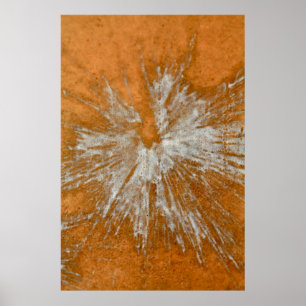 White op Gold Paintball Poster