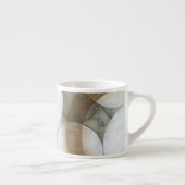 White Orbs & Brown Circles Espresso Kop (Rechts)