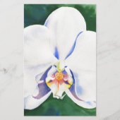 White Orchid Briefpapier (Voorkant)