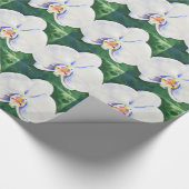White Orchid Cadeaupapier (Hoek)