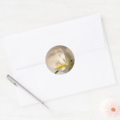 White Orchid Envelope Seal Event Wedding Sticker (Envelop)