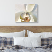 White Orchid Flower Blossom Canvas Afdruk (Insitu (Slaapkamer))