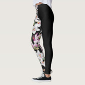 White Orchid Flowers All-over-Print Leggings (Links)