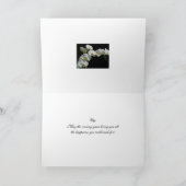 White Orchid Gefeliciteerd Afstuderen! Kaart (Binnen)