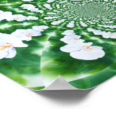 White Orchid Mandala Poster (Hoek)