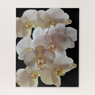 WHITE ORCHID puzzle Legpuzzel