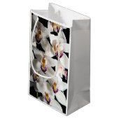 White Orchid Spray Klein Cadeauzakje (Achterkant Gekanteld)