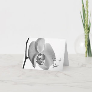 White Orchid Wedding Bridesmaid Bedankt