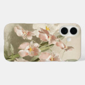 White Orchids Flower  Old Illustration Case-Mate iPhone Case (Achterkant (horizontaal))