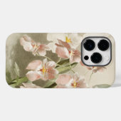 White Orchids Flower Old Illustration Case-Mate iPhone Case (Achterkant (horizontaal))