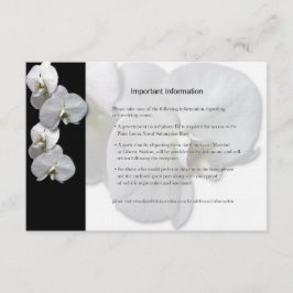 White Orchids Information Sheet Informatiekaartje