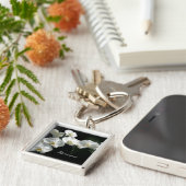 White Orchids Sleutelhanger (Zijkant)