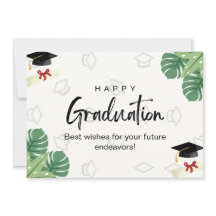 White Organic Graduation