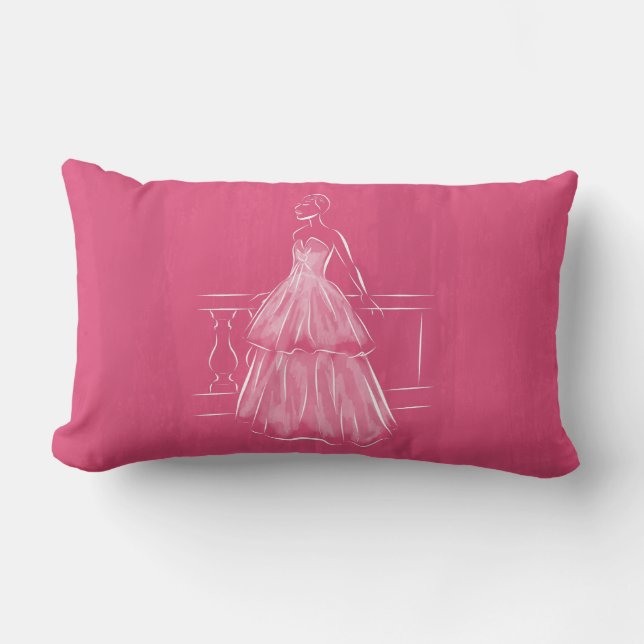 White-out-negatieve-ruimte-doel Kussen (Voorkant)