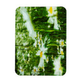 White Oxeye Daisy Abstract Floral Magneet (Verticaal)