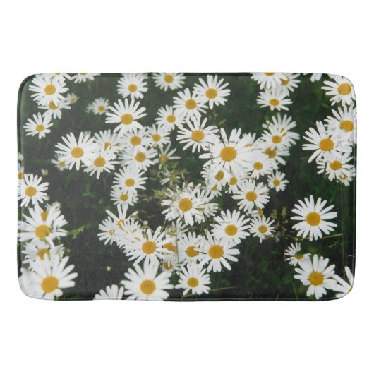 White Oxeye Daisy, Moon Daisy Meadow Badmat (Voorkant)