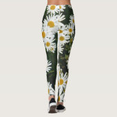 White Oxeye Daisy, Moon Daisy Meadow Leggings (Achterkant)