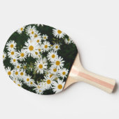 White Oxeye Daisy, Moon Daisy Meadow Tafeltennisbatje (Zijkant)