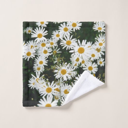 White Oxeye Daisy, Moon Daisy Meadow Washandje (Wasdoekje)
