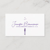 White Paars Lavender Visitekaartje (Voorkant)