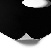 White Paint Splodge Poster (Hoek)