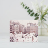 White Paris Briefkaart (Staand voorkant)