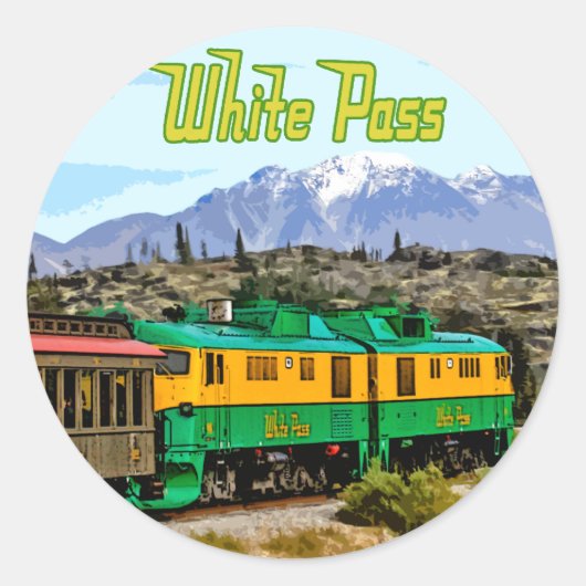 White Pass Sticker (Voorkant)