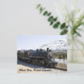 White Pass Train dans la carte postale de neige (Debout devant)