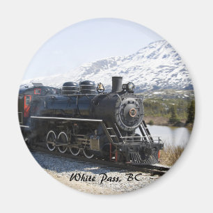 White Pass Trein in Sneeuwmagneet Magneet