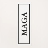 White Patriotic MAGA Yogamat (Voorkant)