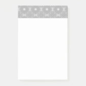 White Pattern Post-it® Notes (Voorkant)