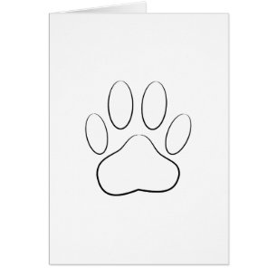 White Paw Print