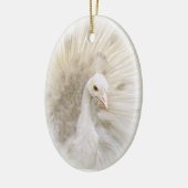 White Peacock Ornament (Links)