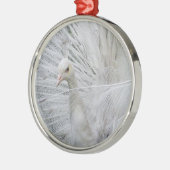 White Peacock Ornament (Links)