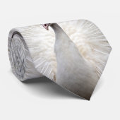 White Peacock Three Panel Stropdas (Opgerold)