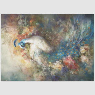White Peacock Tissuepapier