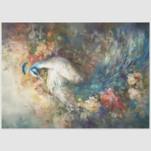 White Peacock Tissuepapier