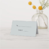 White Pearls Wedding Place Card (Achterkant)