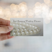 White Pearls Wedding Planner Visitekaartje