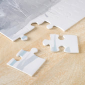 White Pegasus Wings Soft Blue Sky Dreamscape Legpuzzel (Zijkant)