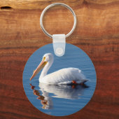 White Pelican Sleutelhanger (Voorkant)