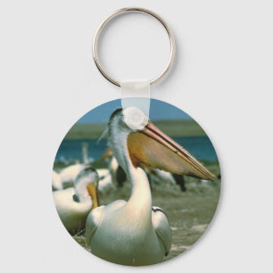 White Pelican Sleutelhanger