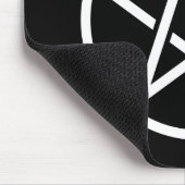 White Pentagram Mousepad Muismat (Hoek)