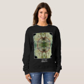 White Peony Flower Creëer Uw Eigen Pet Foto Trui (Voorkant volledig)