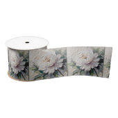 White Peony Impasto Art Lint (Spoel)