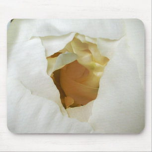 White Peony Mousepad Muismat