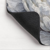 White Peony Painting Muismat (Hoek)